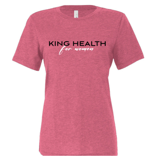 Char Pink Triblend - FRONT